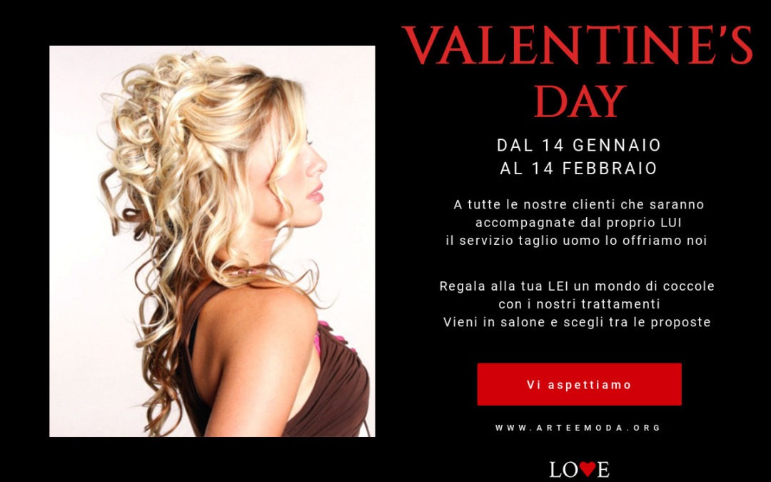 Promozione: festeggia San Valentino con noi